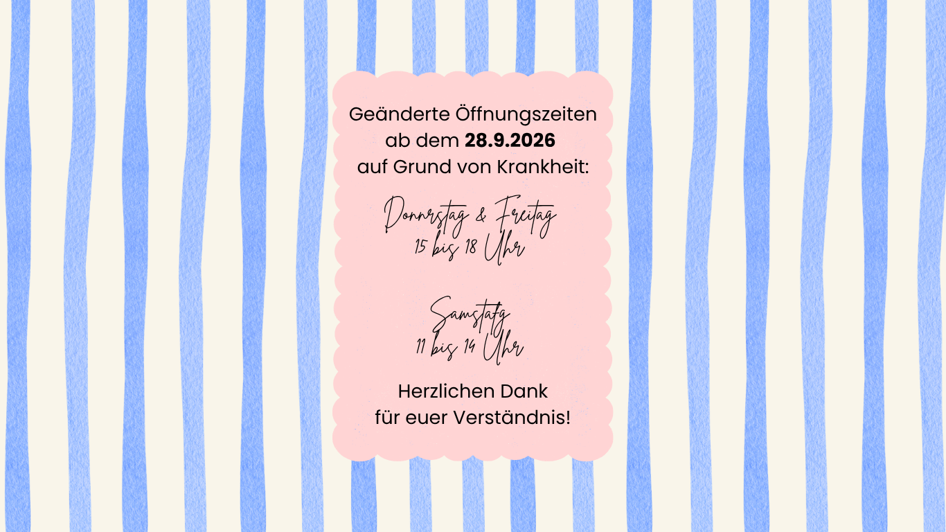 Geänderte Öffnungszeiten 09:26